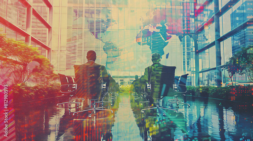 Soft Power in corporate strategy, global business summit, diverse CEOs, international mar