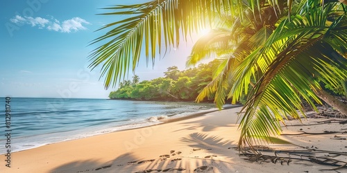 tropical idyllic beach 