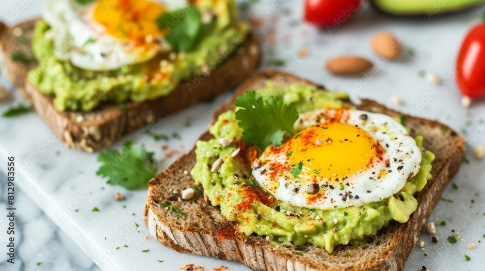 Sliced Avocado: Pure and Pristine on White Background - Clipping Path Included [16:9 Aspect Ratio]
