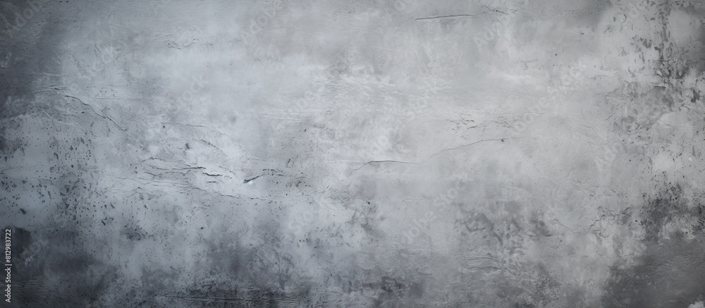 Fototapeta premium Abstract grunge background featuring a gray decorative plaster texture with a vignette providing ample copy space for design purposes