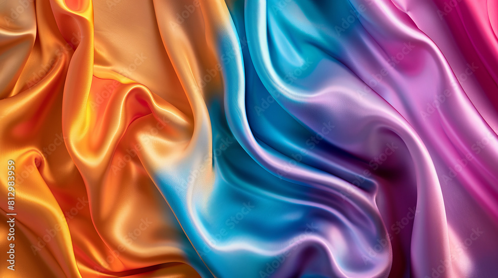 Obraz premium ation, wallpaper, light, motion, waves, blue, flowing, backdrop, soft, b