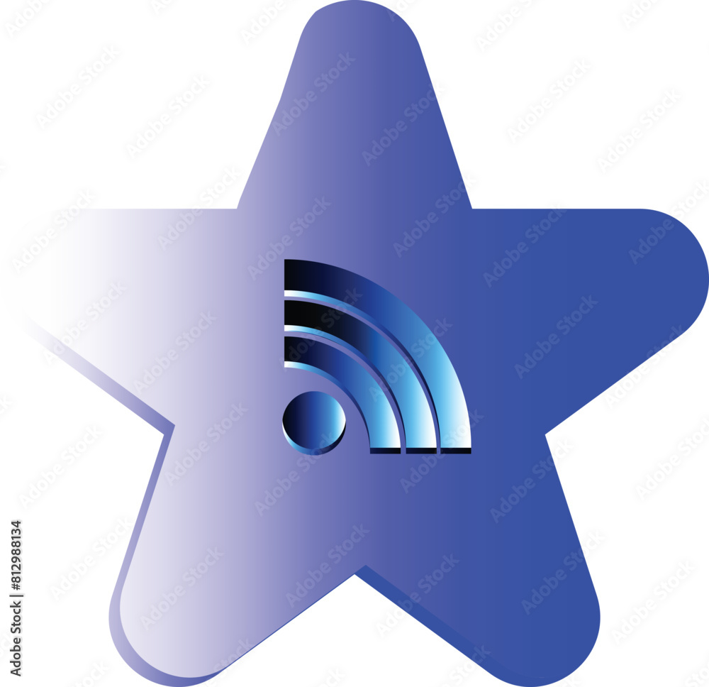 Wifi and call icon on a button background