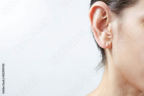 Close-Up of a Human Ear photo