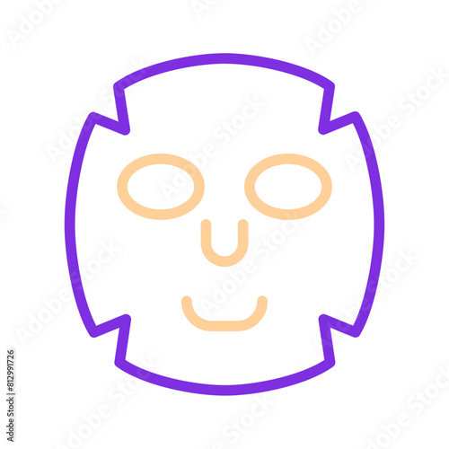 Icon Line dual tone Treatment facial mask