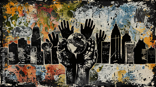 Soft Power in NGOs, global non-profit organizations, diverse teams, humanitarian missions, global impact, community support, 