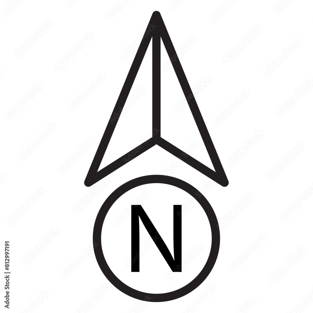 wind direction icon wind direction icon