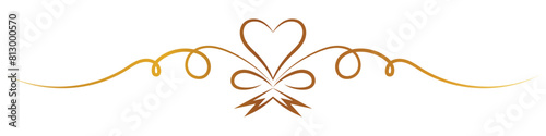 Golden Heart Love Gift for Girlfriend, Lover, Celebration