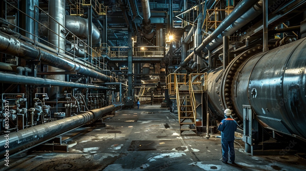 Oil and gas industrial facility Oil and gas industrial facility