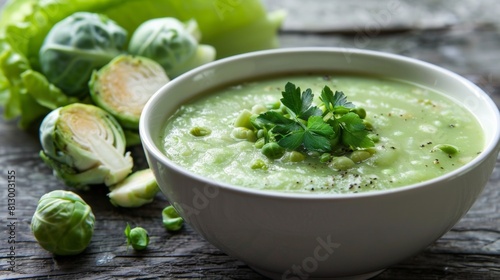 Brussels sprouts soup.