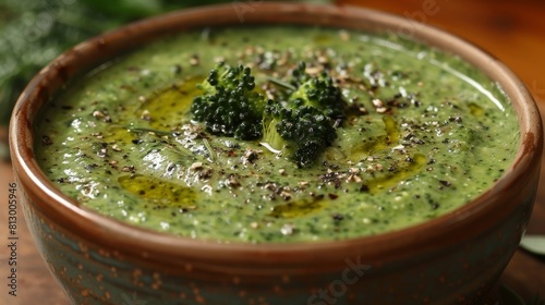 Broccoli cream soup.