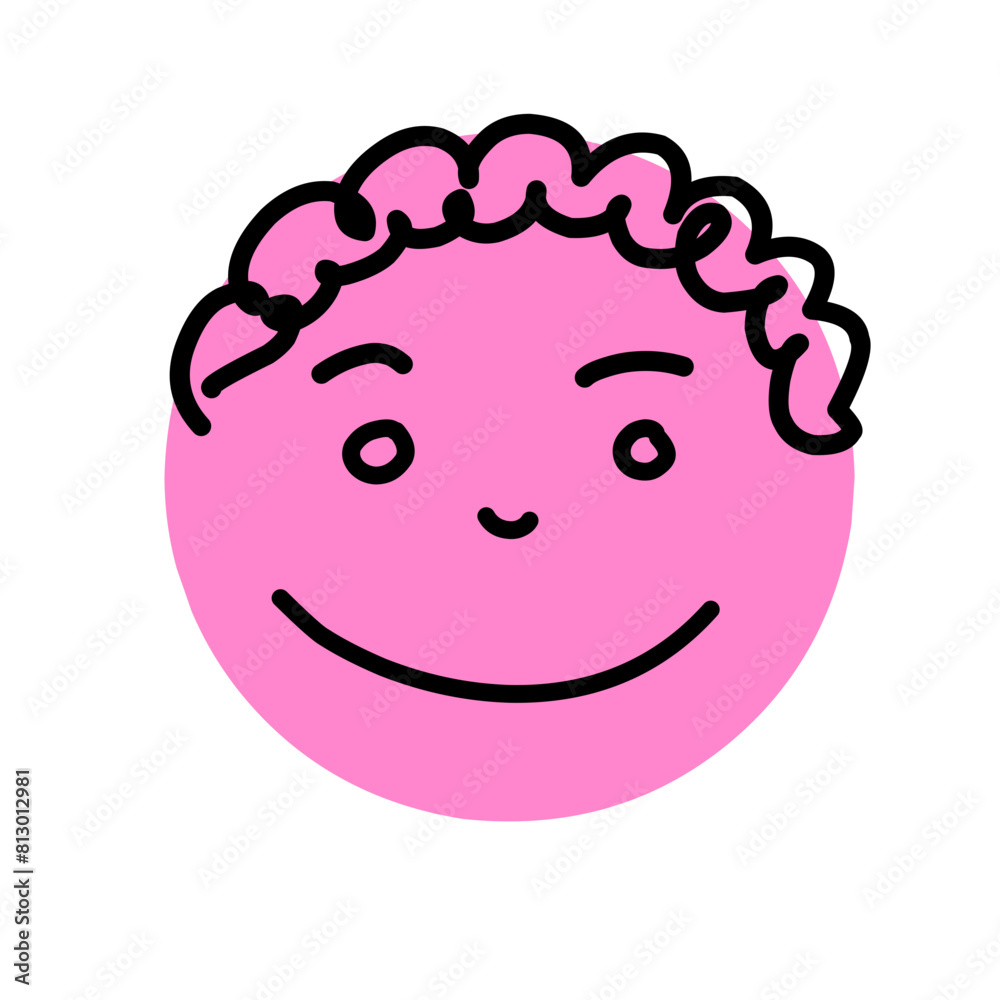 Emoticon hand drawn Illustration Emoticon hand drawn Illustration