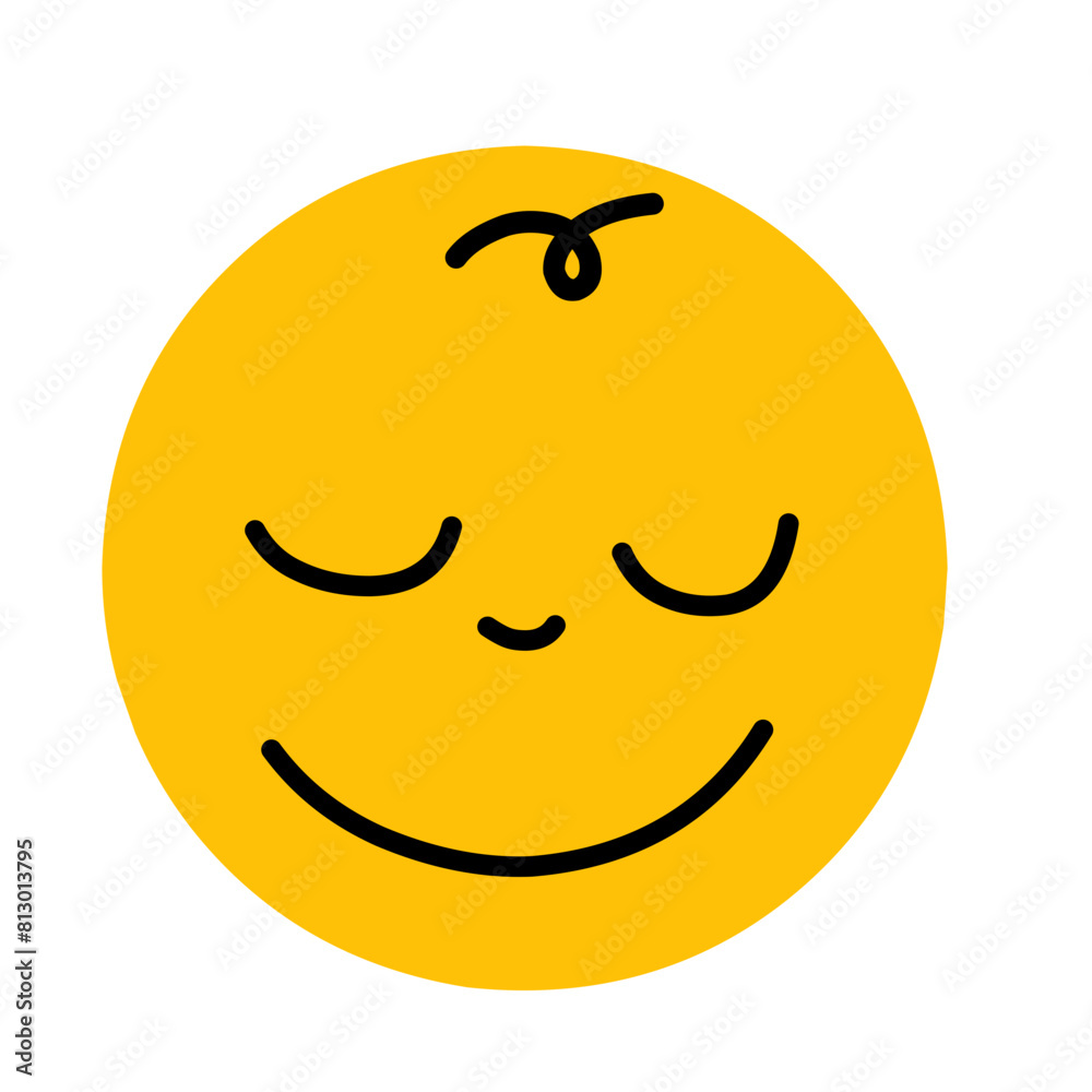 Emoticon hand drawn Illustration Emoticon hand drawn Illustration