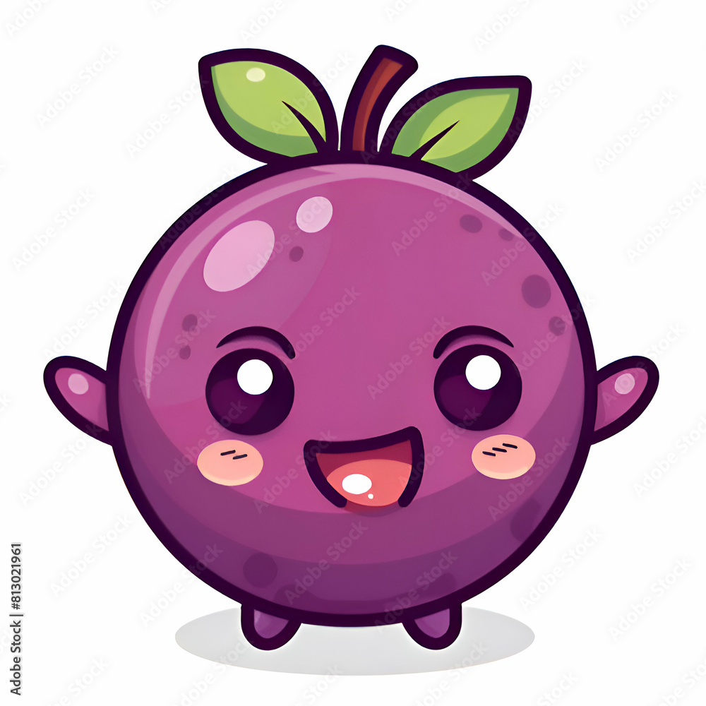 baby cartoon mangosteen baby cartoon mangosteen