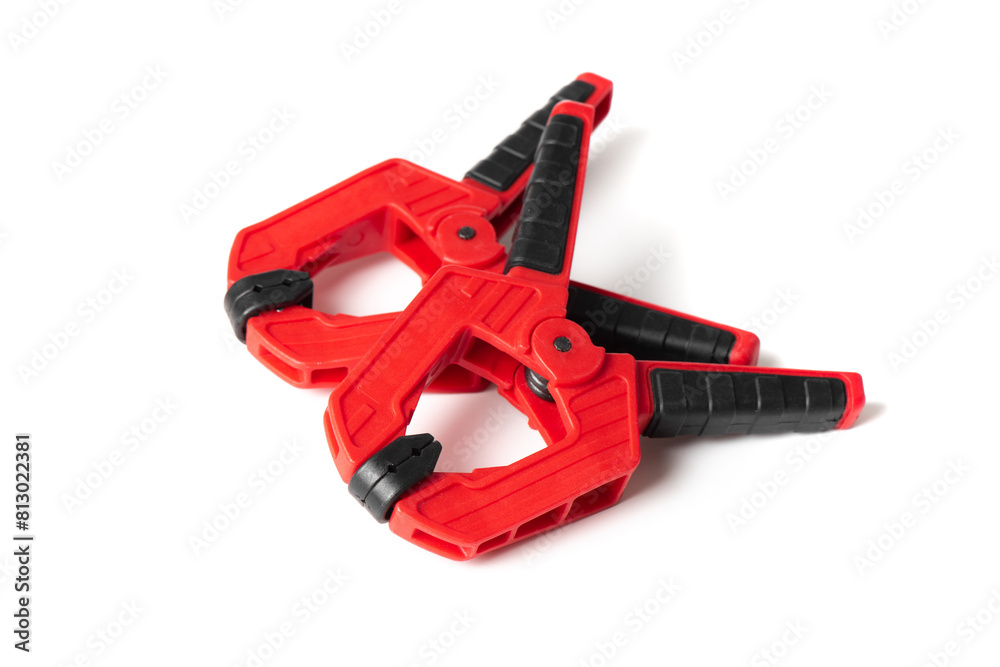 Plastic spring clamp