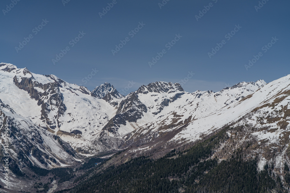 Winter mountain landscape Winter mountain landscape