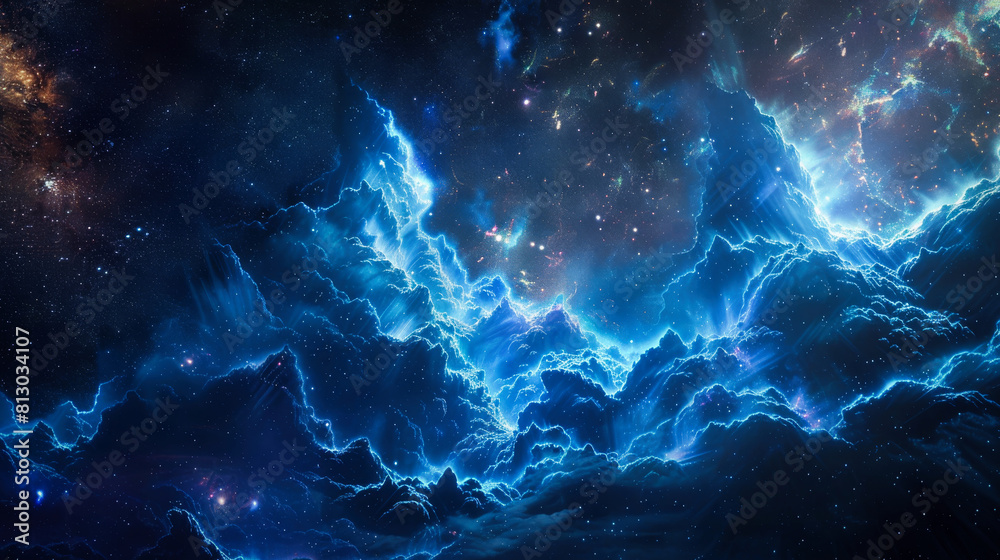 Fantasy cosmic landscape