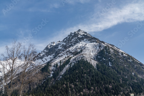 Winter mountain landscape