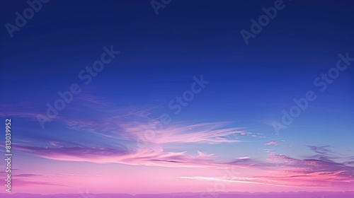 The sky resembles a galaxy with an array of clouds in shades of blue, purple, violet, and magenta. The cumulus formations create an artlike scene, with hues of electric blue and water AIG50 photo