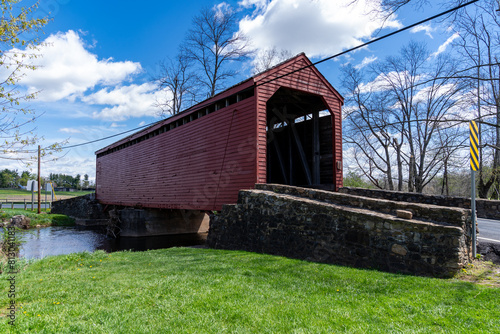 Loys Station Covered Bridge and Park in Frederick County Maryland