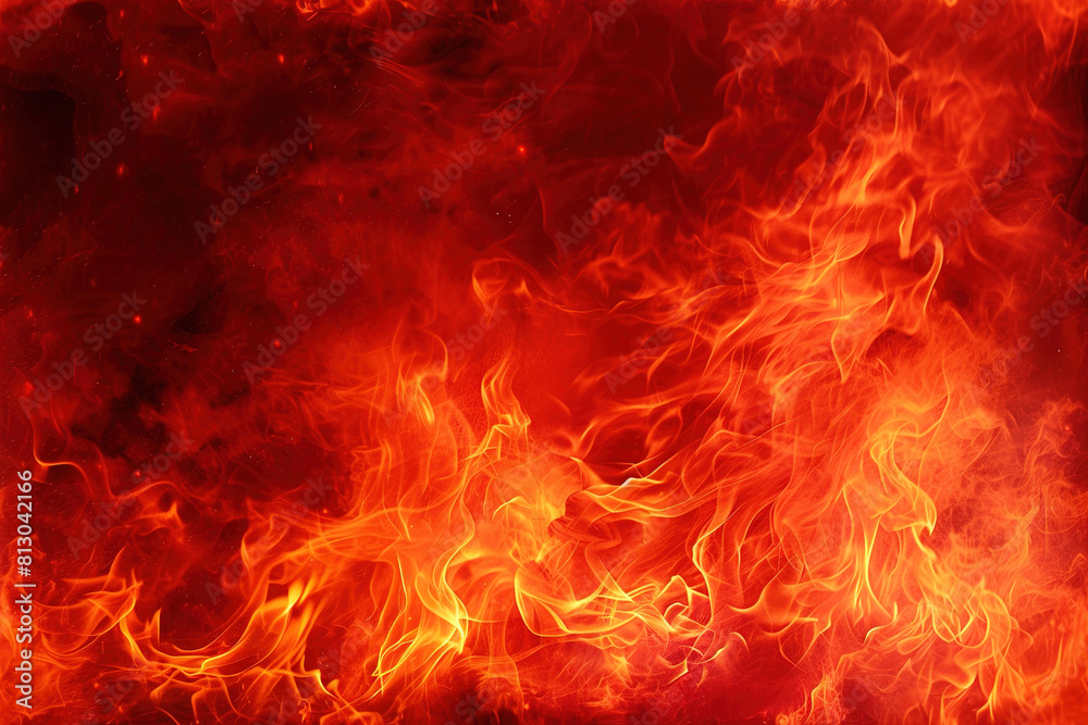 Red Fire Background | Fiery Abstract Design | Flames, Heat, Red Blaze, Dynamic Patterns, Burning, Energy, Vibrant Backgrounds
