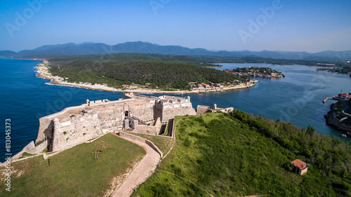 San Pedro de la Roca del Morro Fort aerial photos