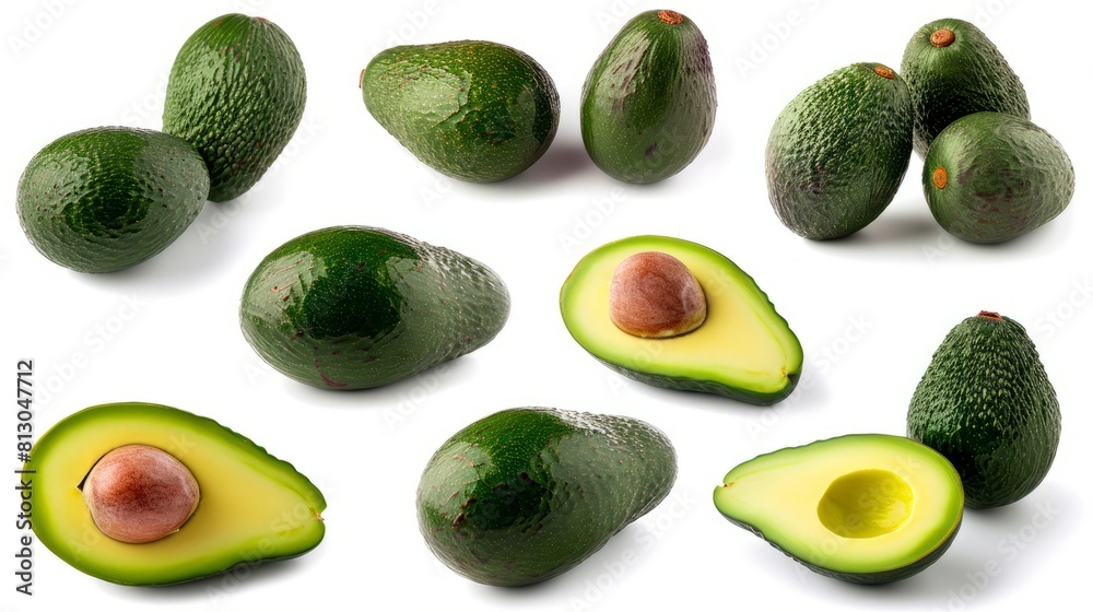 Captivating Close-Up of Avocados in Stunning Captivating Close-Up of Avocados in Stunning