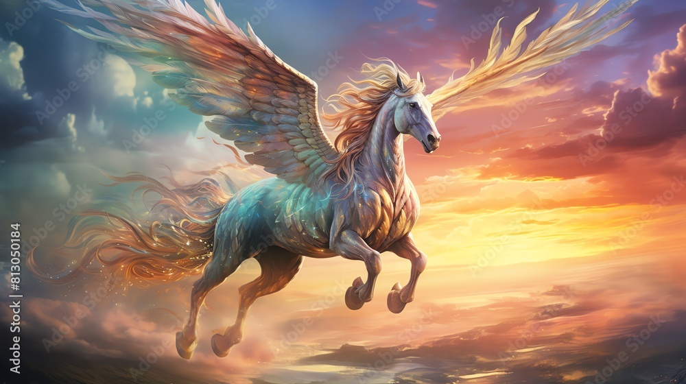 Motivation personified as a powerful, mythical creature soaring through the skies, representing the driving force that propels individuals towards their goals and aspirations Motivation personified as a powerful, mythical creature soaring through the skies, representing the driving force that propels individuals towards their goals and aspirations