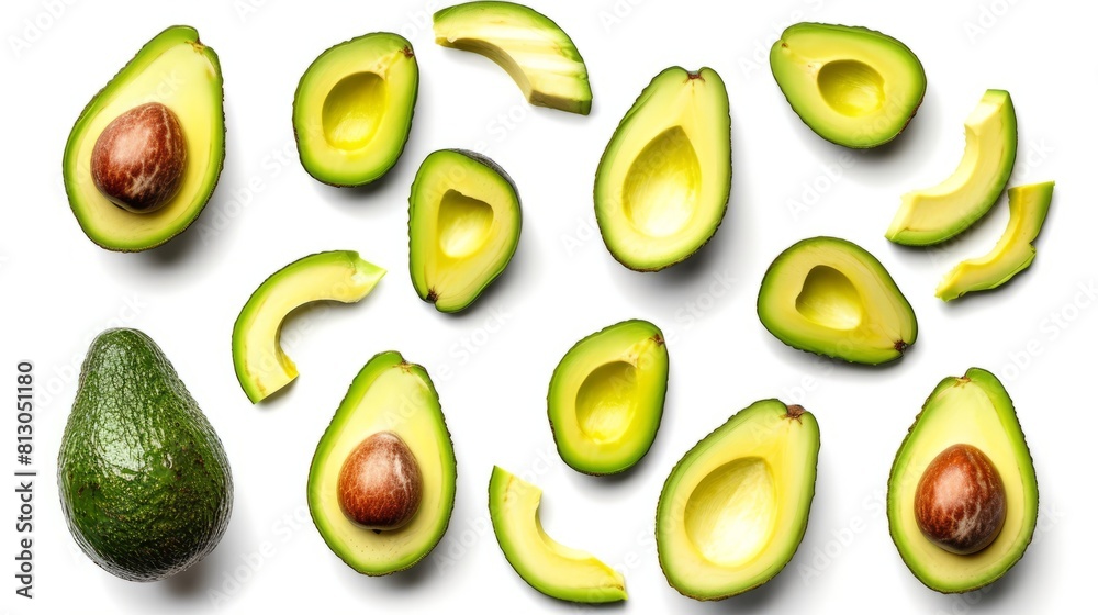 Captivating Close-Up of Avocados in Stunning