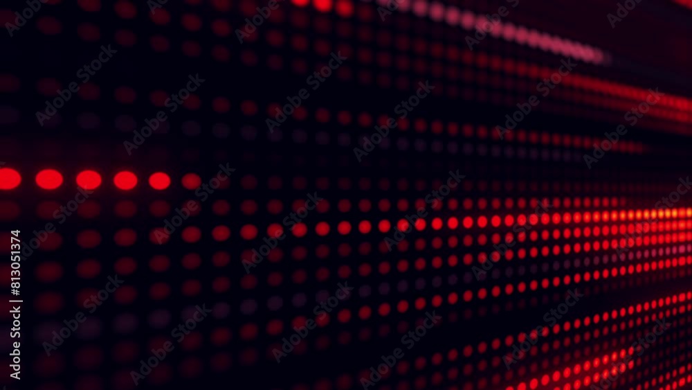 Neon Lighting Red Dot Abstract Neon Lighting Red Dot Abstract
