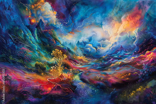 background with space