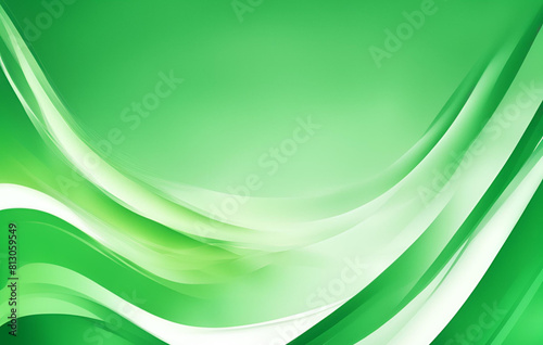 summer abstract blank green background ai generated Pro Photo
