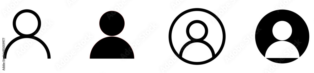 User profile login, access authentication icon vector illustration User profile login, access authentication icon vector illustration