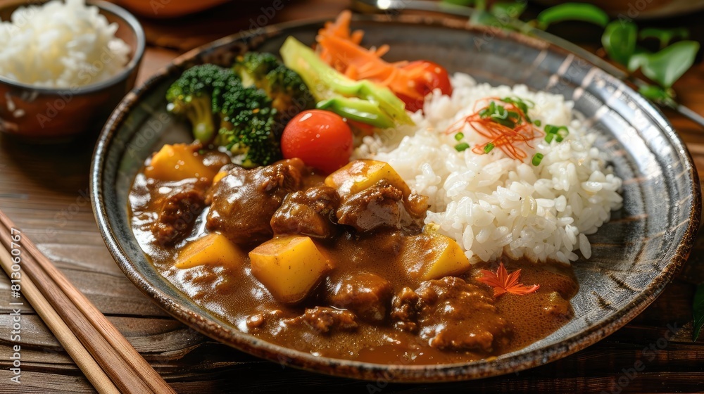 Japanese Curry Show the comfort of a homecooked Japanese curry plate Japanese Curry Show the comfort of a homecooked Japanese curry plate