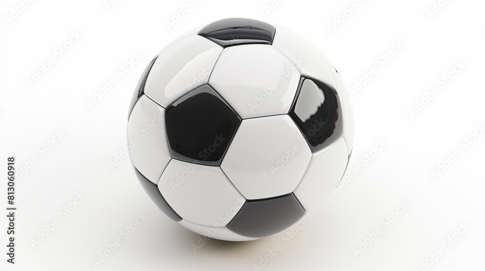 Soccer Ball on White Background