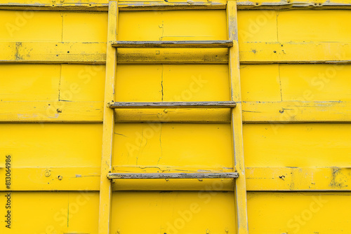 yellow ladder  climb up  painted yellow  life progression  