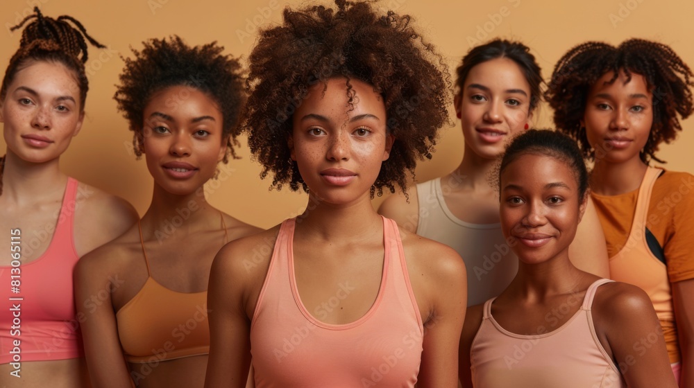 Fototapeta premium Group Portrait of Diverse Women