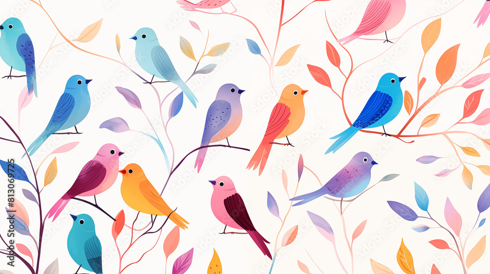 Bird Image, Pattern Style, For Wallpaper, Desktop Background, Smartphone Cell Phone Case, Computer Screen, Cell Phone Screen, Smartphone Screen, 16:9 Format - PNG Bird Image, Pattern Style, For Wallpaper, Desktop Background, Smartphone Cell Phone Case, Computer Screen, Cell Phone Screen, Smartphone Screen, 16:9 Format - PNG