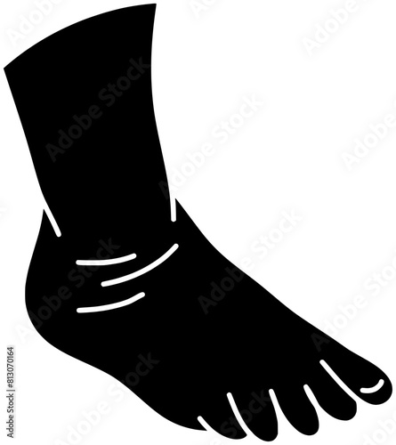 barefoot illustration foot silhouette woman logo care icon man outline health leg body feet legs skin person female people shape beauty healthy spa for vector graphic background