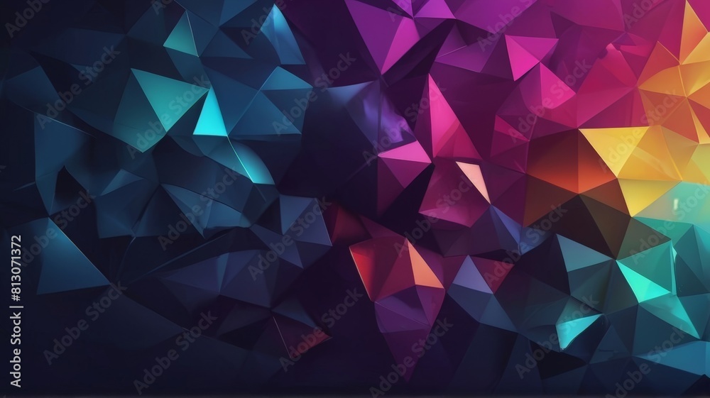 Fototapeta premium Playful Geometric Dynamics Suitable for Graphic Resources Banner. Copy Space 