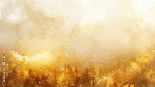  Golden Sunrise Abstract Background Ai Generative