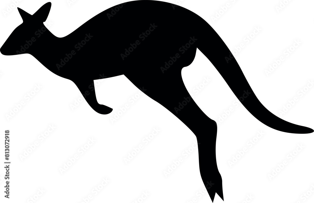 Kangaroo silhouette