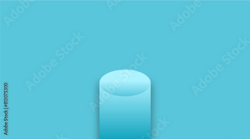 Abstract minimal scene of 3d display product with geometric podium platform. 3d vector rendering of background with podium. place for cosmetic products. Stage performance over white studio 3d
