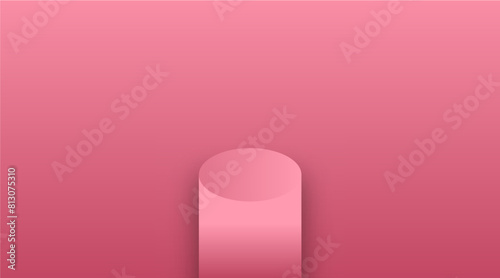 Abstract minimal scene of 3d display product with geometric podium platform. 3d vector rendering of background with podium. place for cosmetic products. Stage performance over white studio 3d