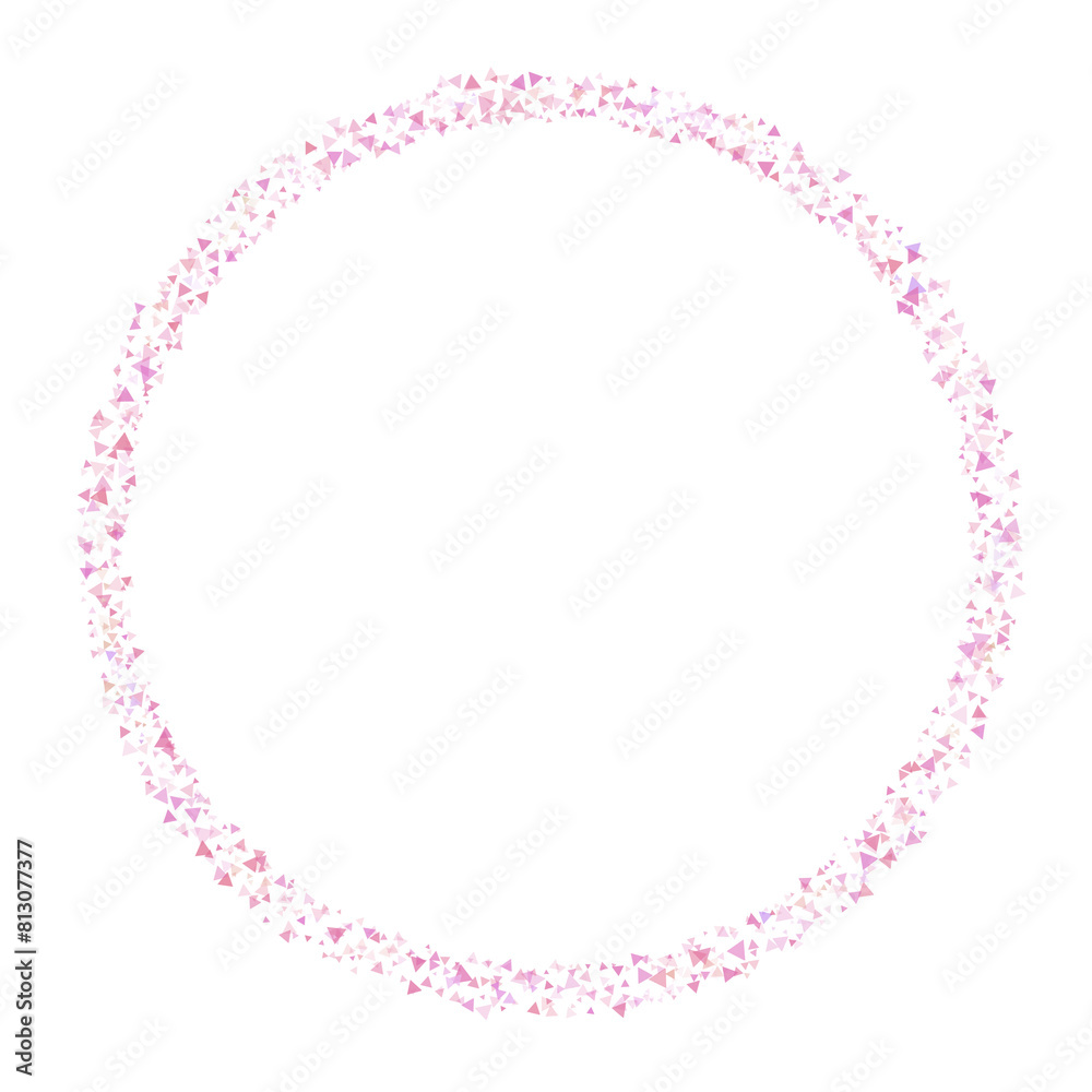 Triangular MARCO circular rosa.