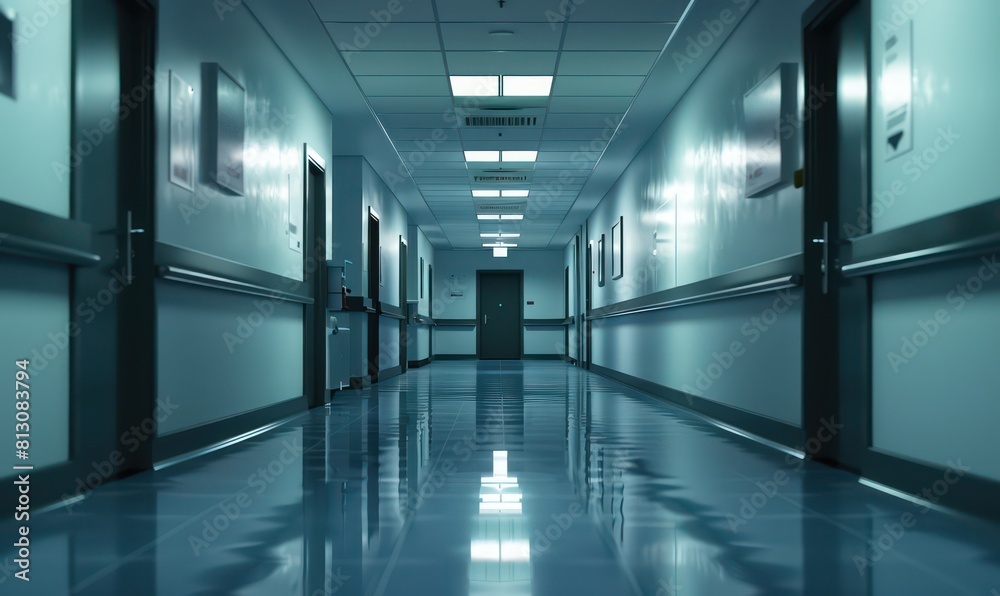 hospital corridor and hall architecture in a healthcare facility, designed for efficient movement of doctors, patients, and medical staff hospital corridor and hall architecture in a healthcare facility, designed for efficient movement of doctors, patients, and medical staff