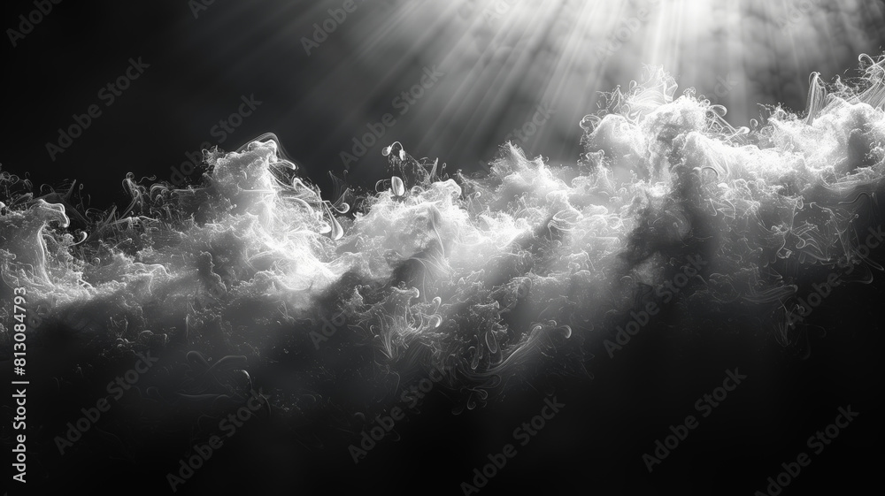 .Fog mist haze smoke on black background .Fog mist haze smoke on black background