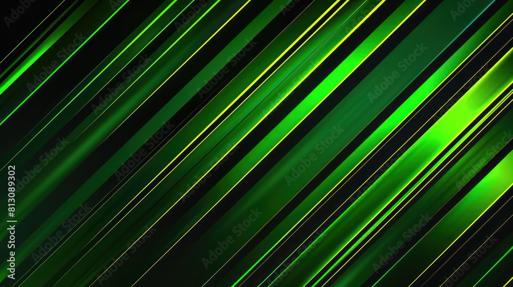 A dynamic wave design in green and black, showcasing geometric patterns and light lines, providing a seamless texture for creative art and illustration
