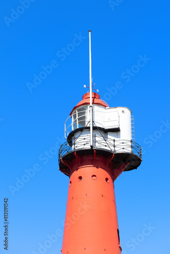 Red lighthouse in Holland