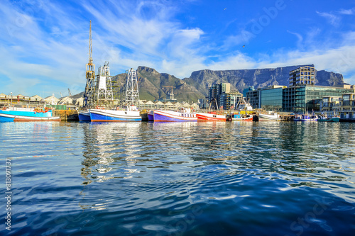 V&A ( Victoria and Alfred ) waterfront harbor in cape town