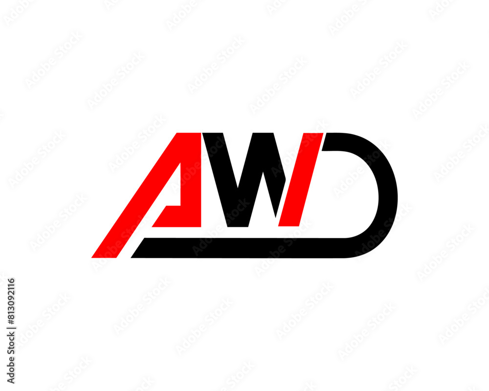 Fototapeta premium awd logo